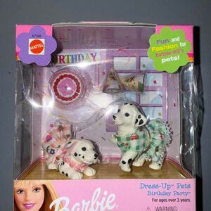 Vintage Barbie Dress-Up Pets Birthday Party Set — Mattel #67388